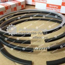 Поршневые кольца к экскаваторам Hitachi EX125W, EX200, EX210, EX225 Isuzu 6BG1T